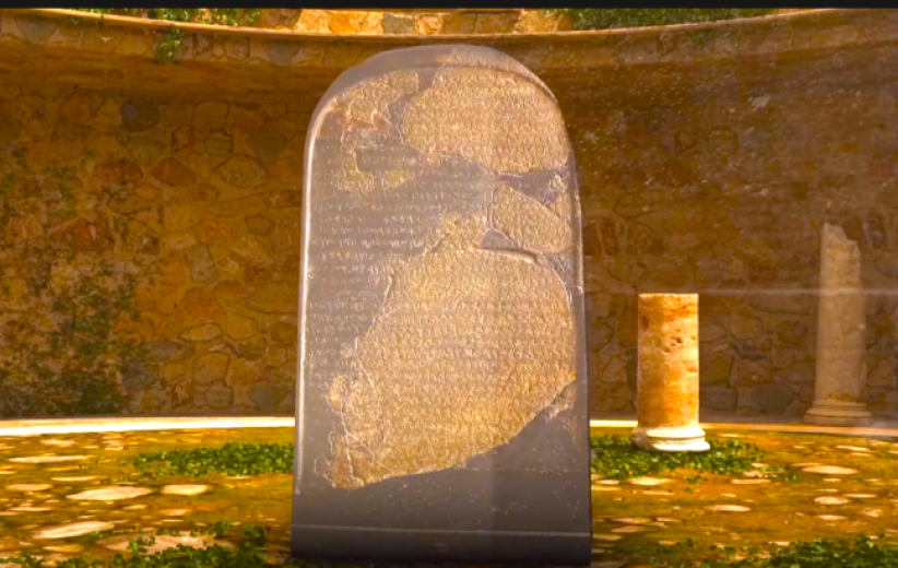 2900年歷史米沙石碑刻大衛王名字 