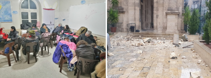 土耳其地震 叙利亚跨宗派为幸存者提供庇护所 