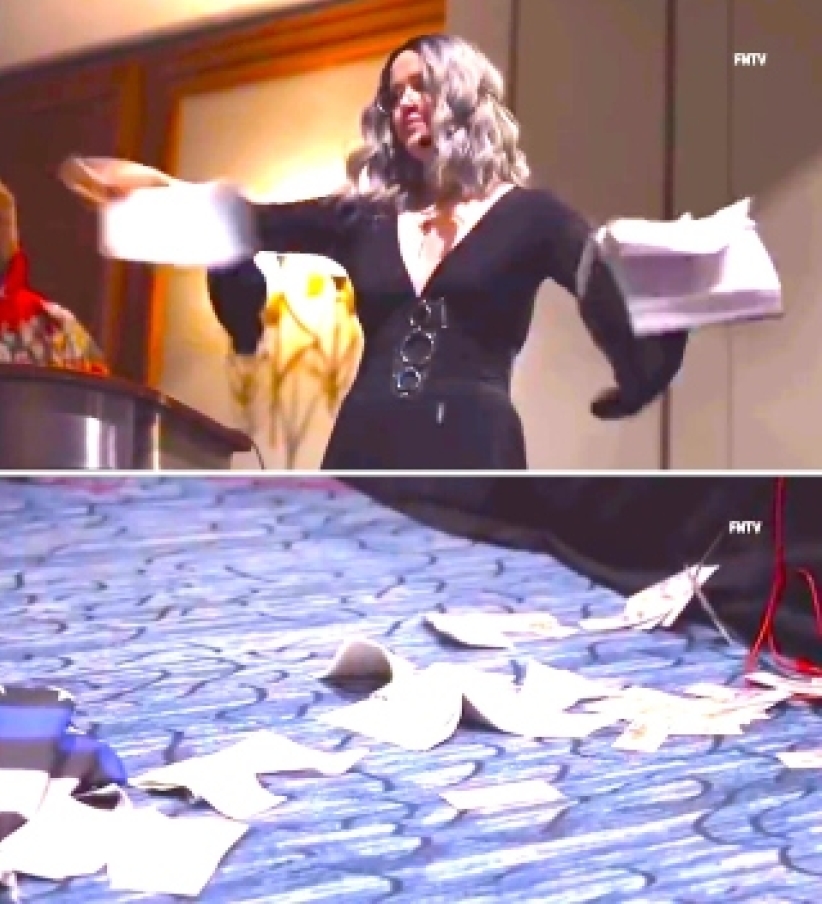 波士頓大型撒但會撕聖經 基督徒進場傳福音