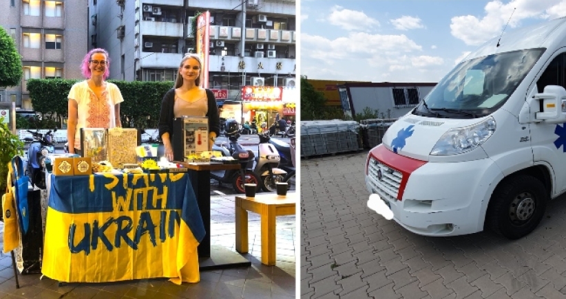 台「烏克蘭美食日」 購四輛救護車援戰地 