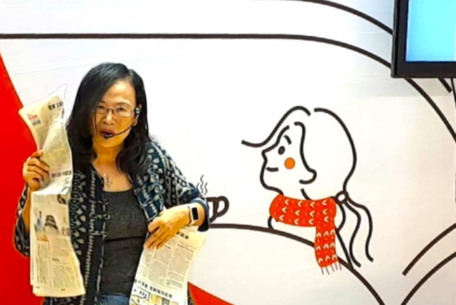 基督教聯合書展開幕 黃佩蓮校長籲親子伴讀：有愛就有動力成長！