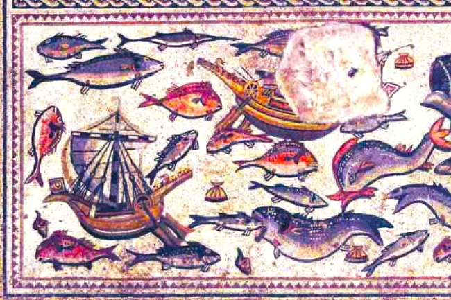 洛德鎮出土馬賽克地板 揭示古代海上危機