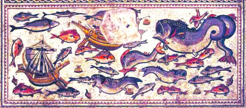 洛德鎮出土馬賽克地板 揭示古代海上危機