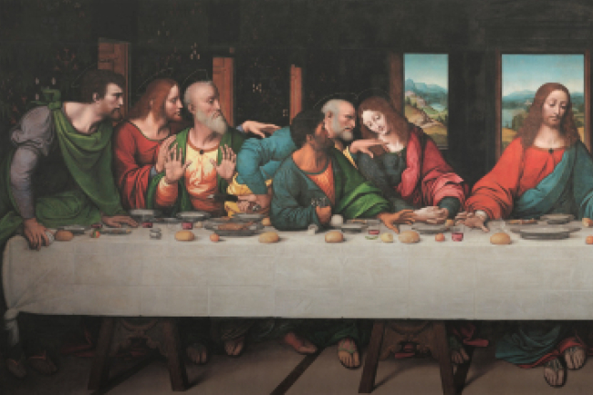 谷歌10億像素復修《最後的晚餐》 猶大捧錢袋清晰可見