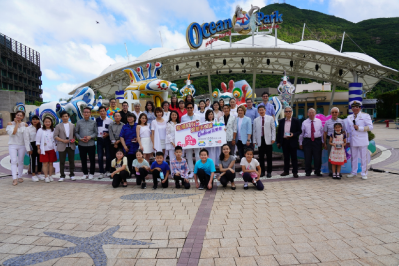 藝人海洋公園演唱經典詩歌  父親節為港發放正能量 