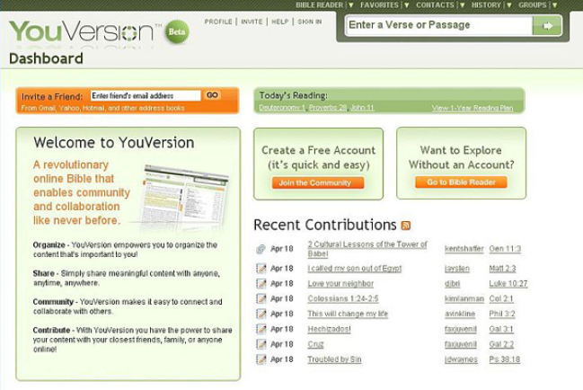 YouVersion聖經App登上iPhone最佳程序榜