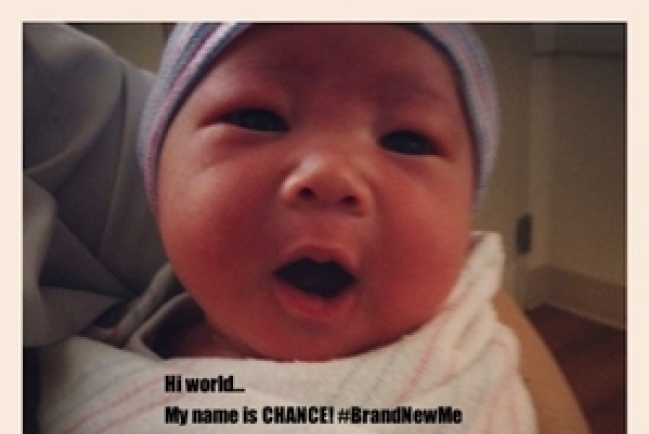 MC Jin榮升爸爸 兒子取名Chance