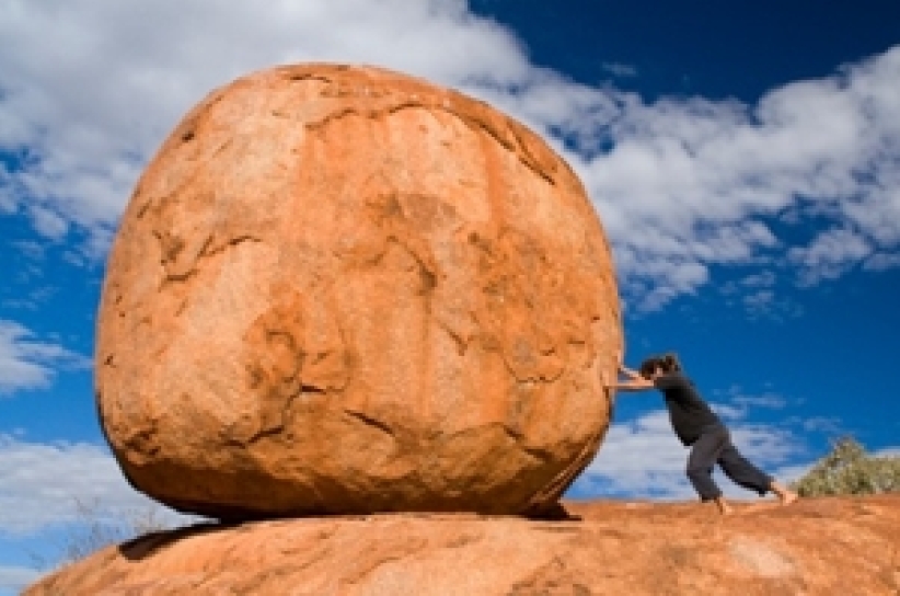 你只需要「推」它！