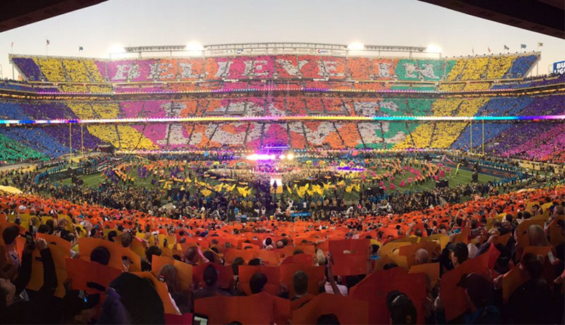 Super Bowl 2016 Halftime Gay Awareness