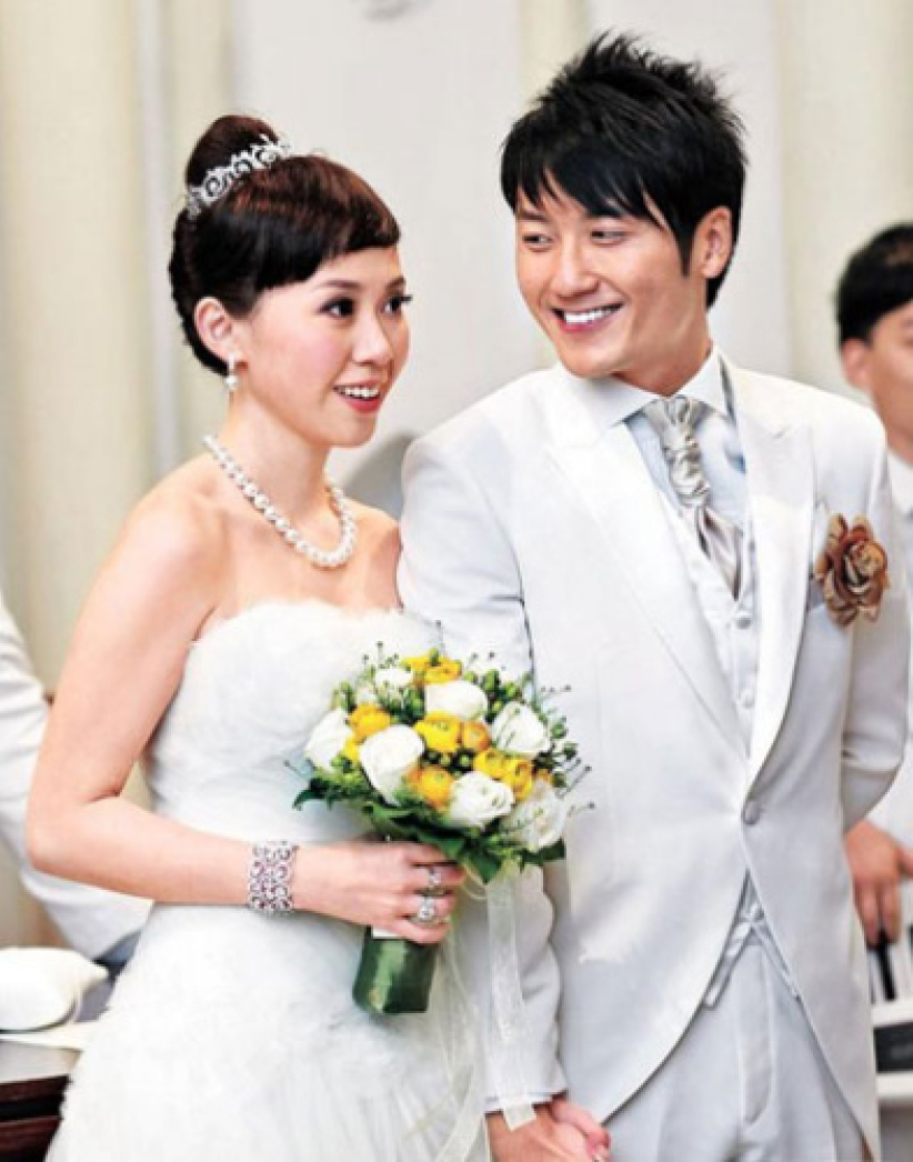 高皓正教堂幸福举行婚礼 一班基督徒艺人朋友到贺 