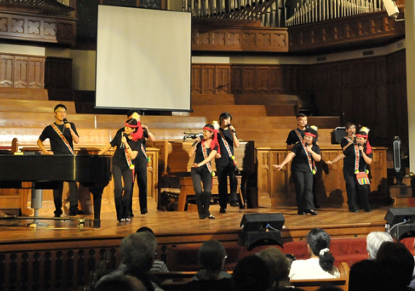 天韵北美音乐布道行 万人参与收获丰