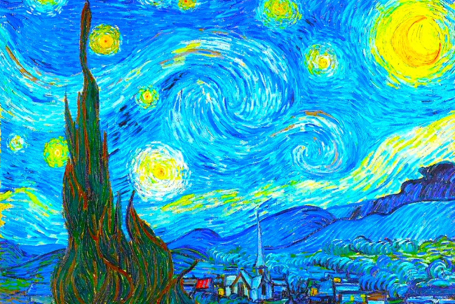 印象派大師梵高「現身」香港故宮《星夜》揭示上帝的恩典
