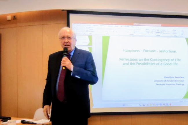 崇基神學講座 德國教授解鎖「幸福」、「美好生活」與「祝福」