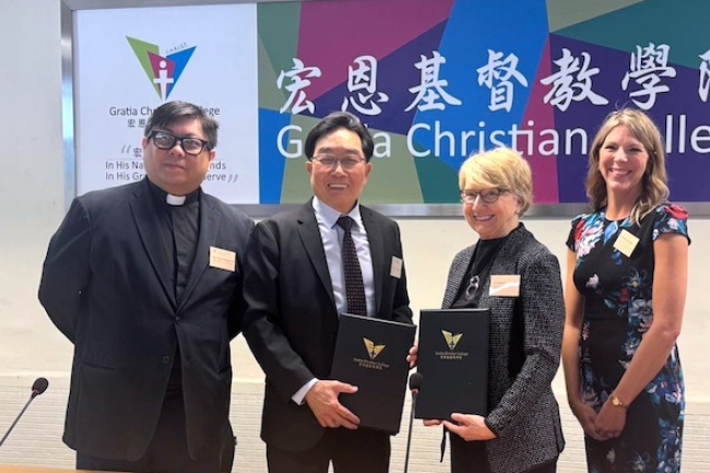 宏恩基督教學院暨美國羅伯茨大學簽署「合作備忘錄」