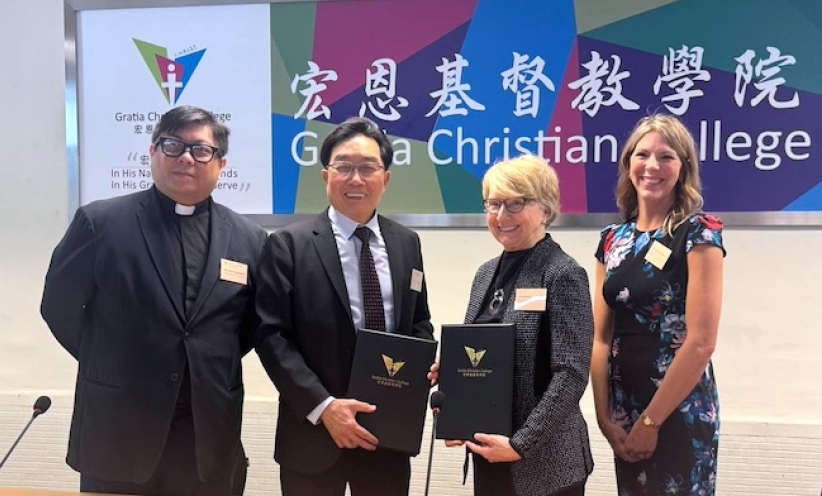 宏恩基督教学院暨美国罗伯茨大学签署「合作备忘录」