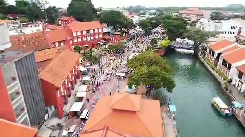 「祝福马六甲大游行」途经历史教堂：二千教徒庆祝传统与团结 