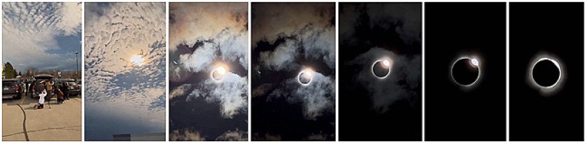 日全食席卷北美洲 教会迎接百万追日者  