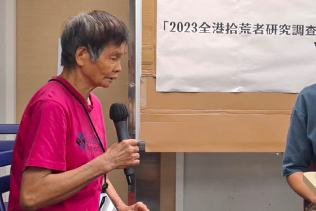 拾荒者月收入千元：社工協助再就業 學者盼拾荒工作正規化  　