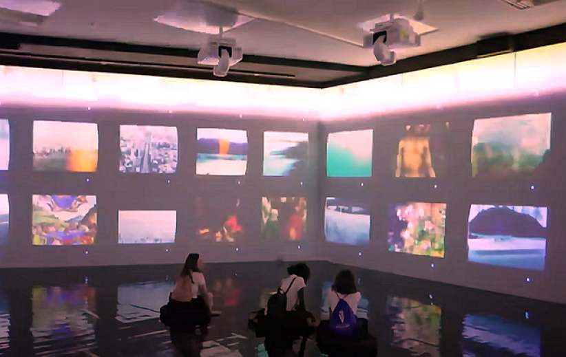 聖經博物館3D激光 觀眾與牆壁互動預嘗天堂