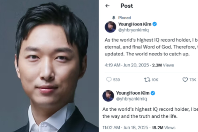 「世界智商最高的人」金永勳宣認耶穌是神 經歷信仰真實