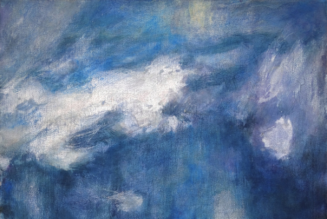 【當代藝粹】黃斌：屬天的海——《寶石藍的海，加利利》