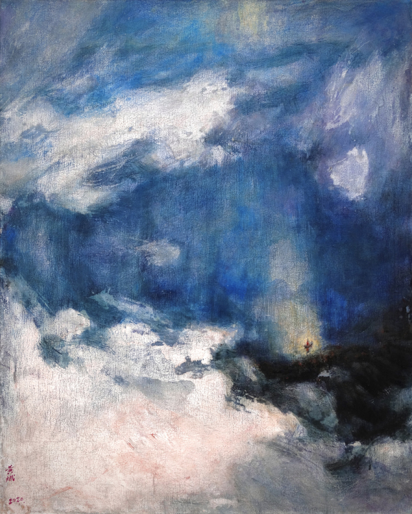 【當代藝粹】黃斌：屬天的海——《寶石藍的海，加利利》