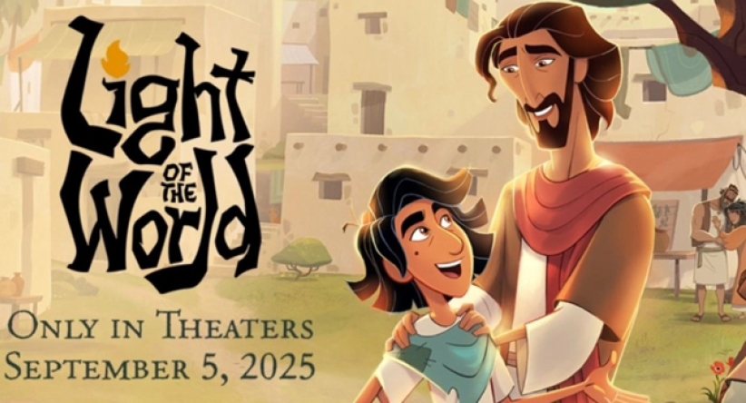 耶稣主题2D动画片《世界之光》下周登陆美国院线