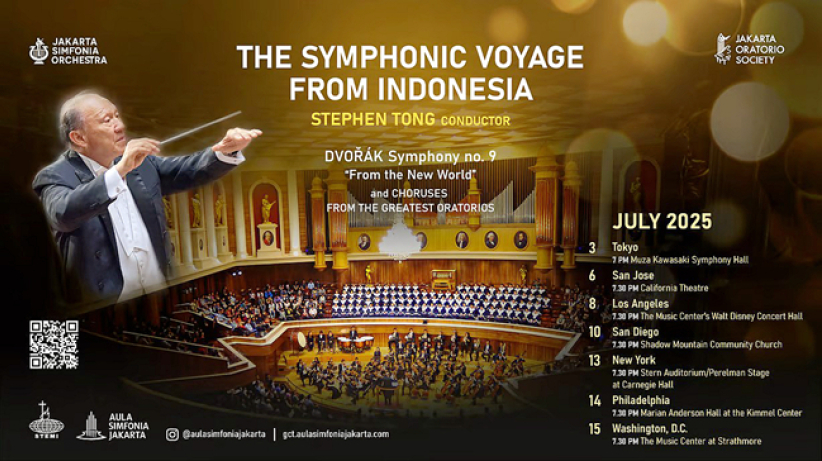 雅加達交響樂團15周年巡迴音樂會 創辦人唐崇榮牧師擔任指揮 