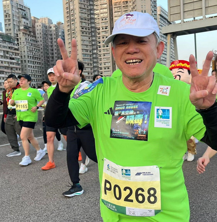 肺癌康复首次跑毕十公里全马  郑振华牧师：「坚持到底必有成果！」