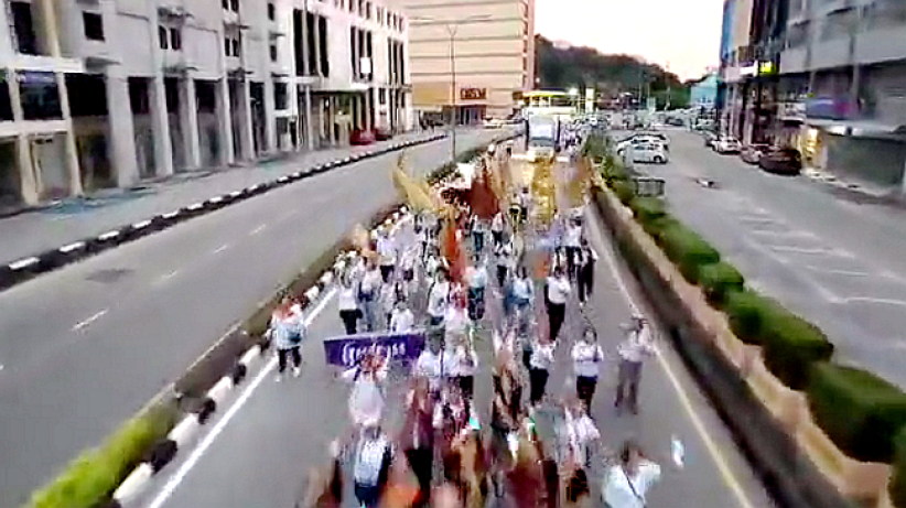 「祝福马六甲大游行」途经历史教堂：二千教徒庆祝传统与团结 