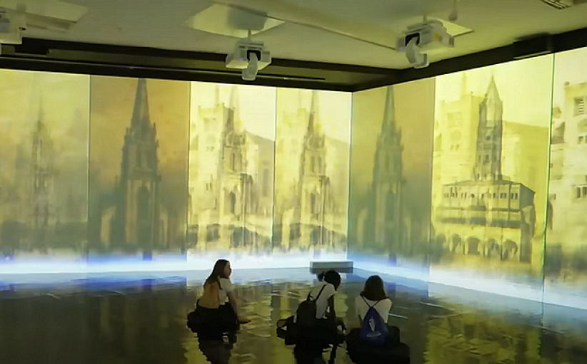 聖經博物館3D激光 觀眾與牆壁互動預嘗天堂