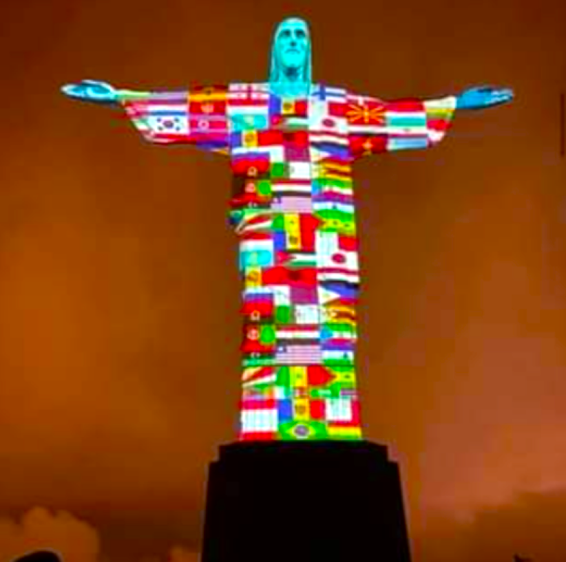 巴西救世基督像100周年 新冠疫情「拯救」世界  