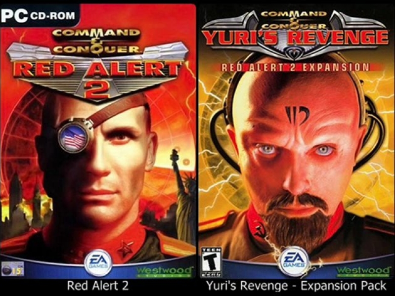 CD versions of Command & Conquer: Red Alert 2.