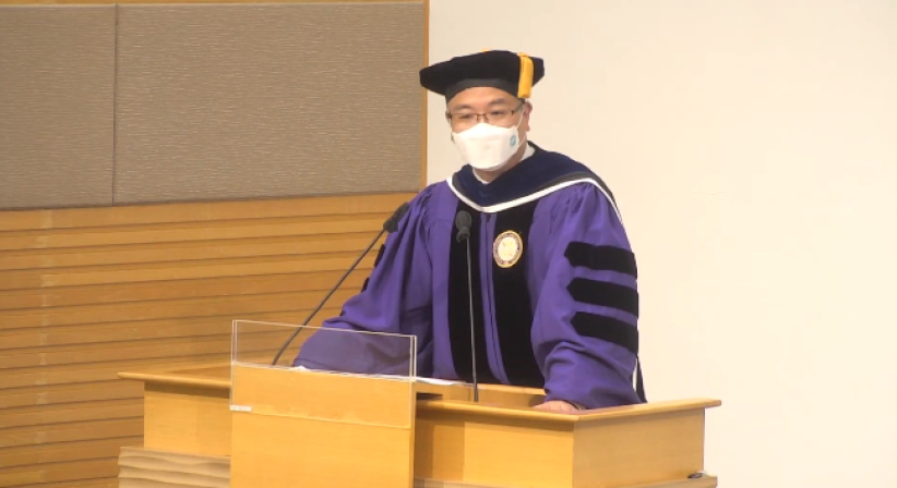 中神院长就职礼  黄国维领群体承接学院传统 