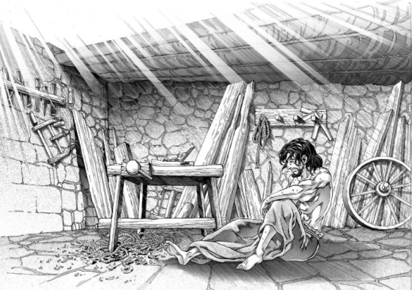 漫画《我是王》 张文伟创耶稣形象画出电影感 