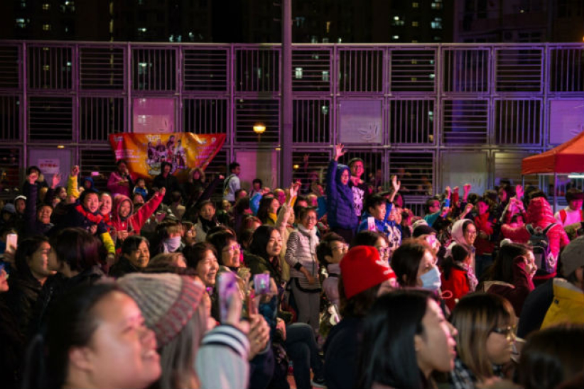 「老表祝福你咖哩魚旦音樂會」王祖藍率藝人深入基層社區報佳音