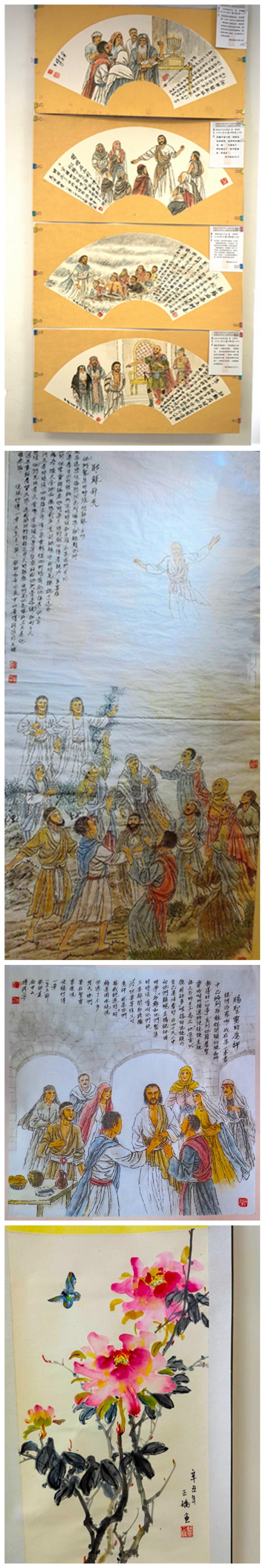 基督徒书画联展：揉合东西方艺术绘出基督复活盼望【图辑】