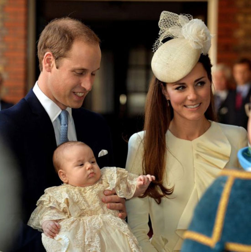 英小王子喬治倫敦小教堂受洗