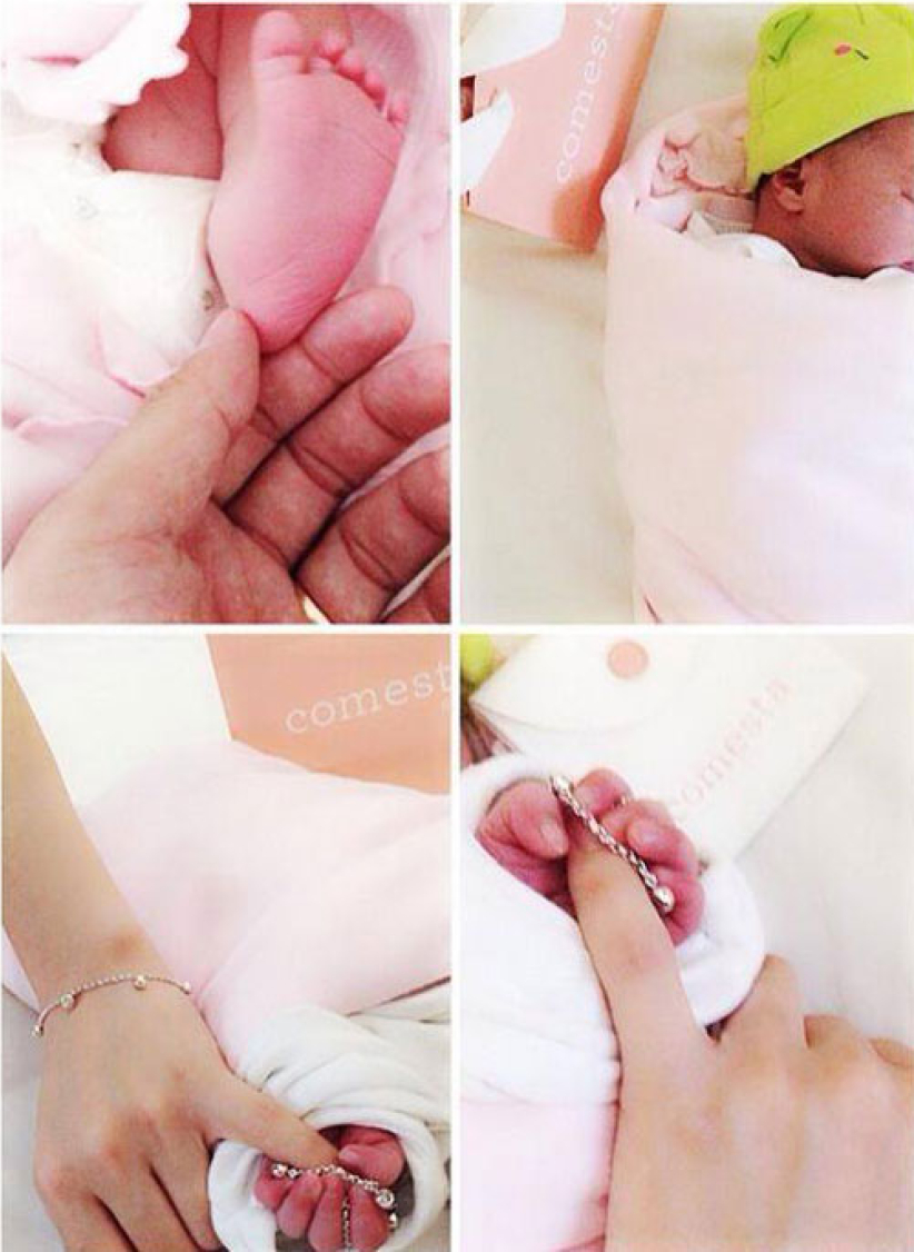 韓星閔先藝與宣教士夫婿誕下小公主