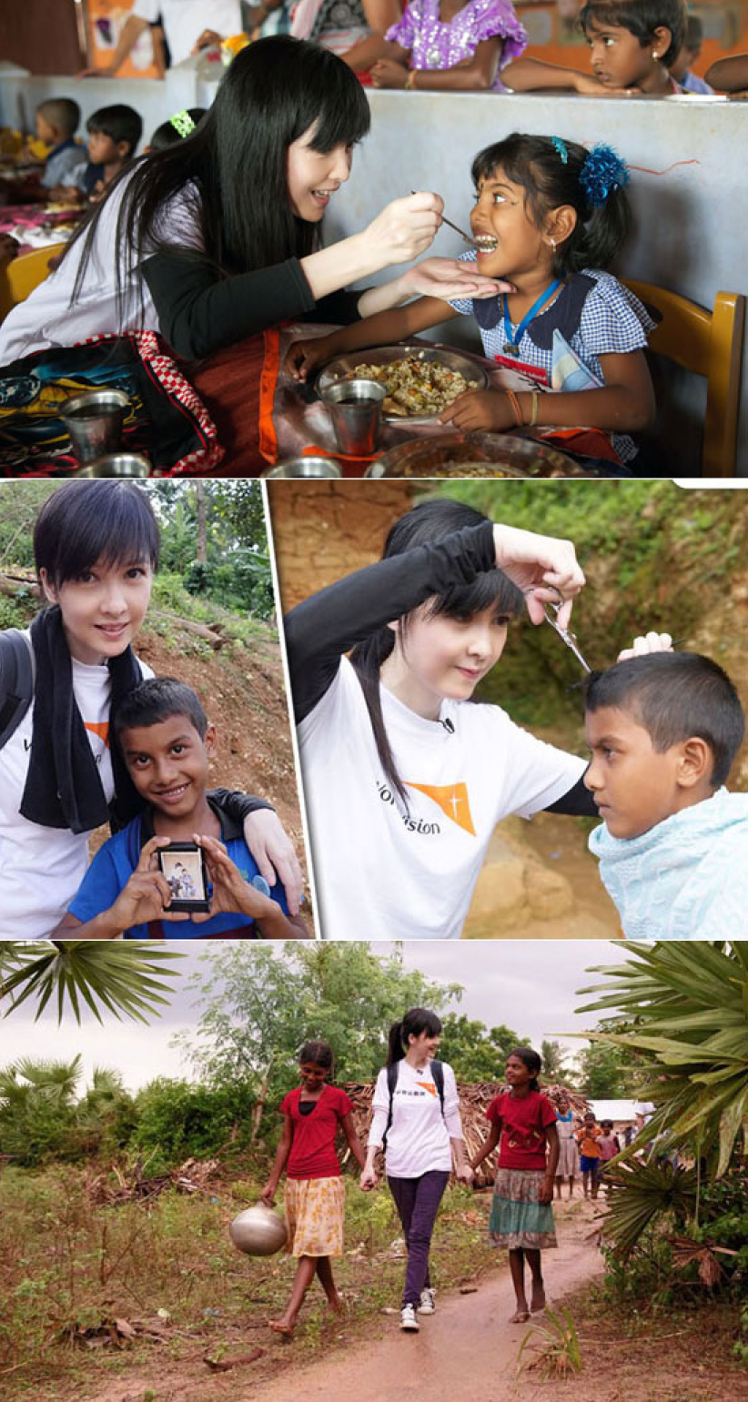 周慧敏親手服侍斯國戰爭遺孤 盼喚社會愛心