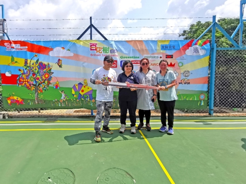 南丫島現百花樹壁畫 逾百人與巴拿巴學員繪出自信