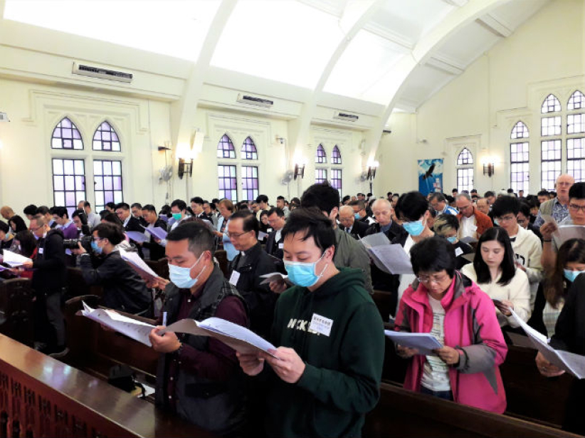 三十宗派教牧合一崇拜 香港风浪效使徒誓传道