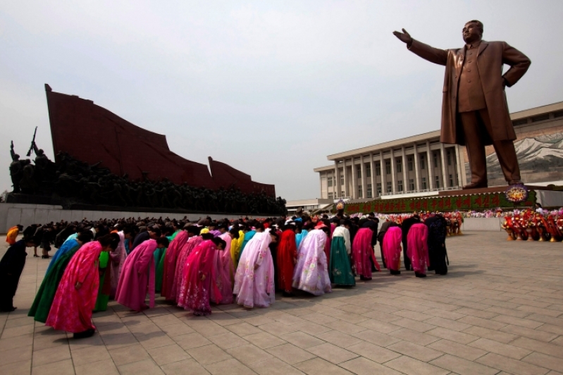 North Korean defector pleas compatriots not to see their leader as a god through broadcast.