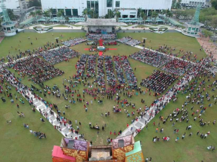 马来西亚卫理公会万人齐聚祷告 庆祝大选和平结束