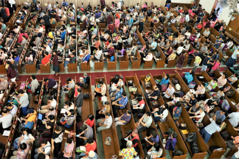 港九培灵研经会90周年属灵盛宴城浸展开