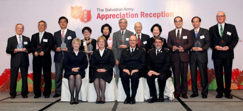 救世軍國際領袖訪問香港 特首梁振英會談表支持