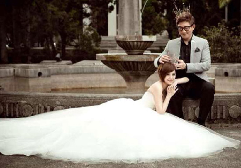 基督徒艺人黄小柔步幸福红毯