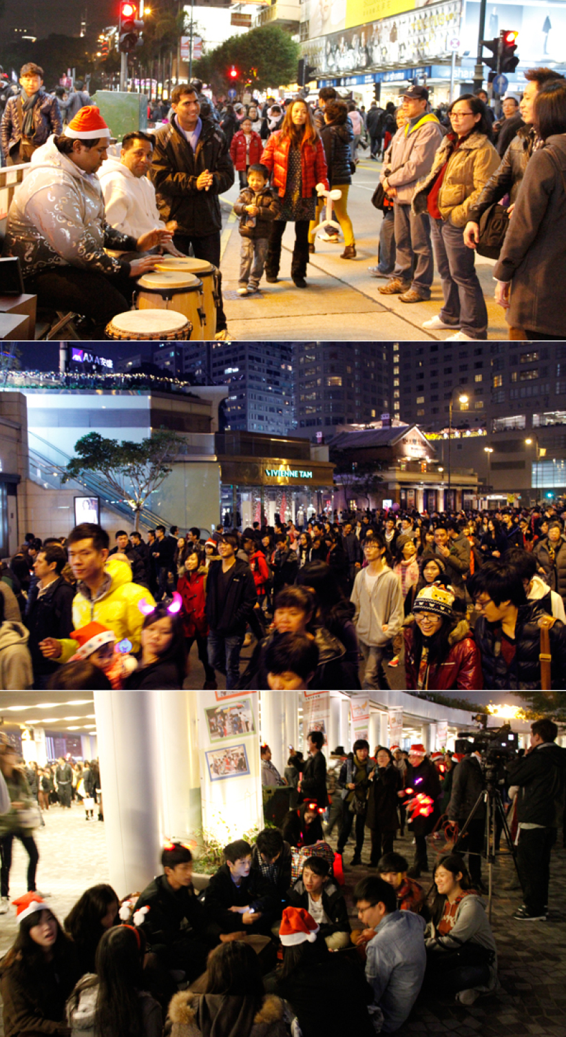 13年最寒冷平安夜 人潮中佳音送溫暖