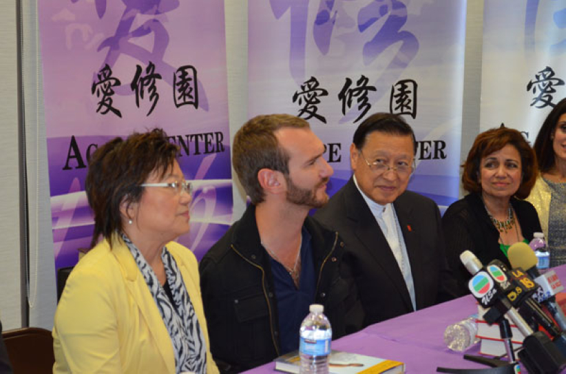 力克·胡哲洛杉磯華人佈道會震撼人心