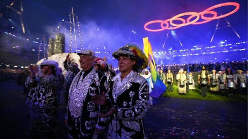 倫敦奧運揭幕 名人雲集星光閃爍